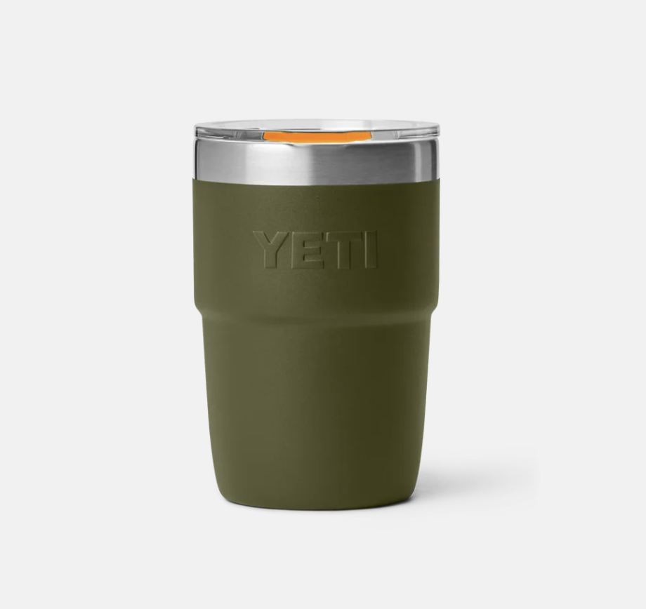 Vaso Apilable Yeti Rambler 8 oz (236 ml) - Olive/King Crab Orange