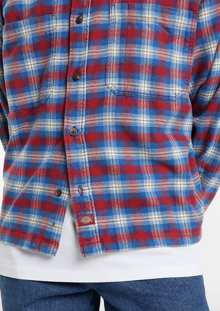 Camisa de Manga Larga Dickies Jerome Cropped - Deep Claret