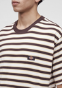 Camiseta Dickies Stripe Tee - Chocolate Brown