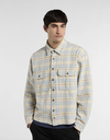 Camisa Dickies Dad Flannel - Wood Ash