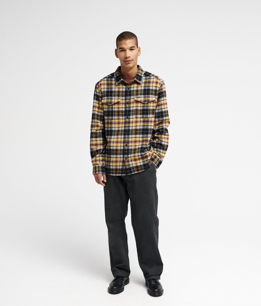 Camisa Rvca Hugues Heavy - Ochre