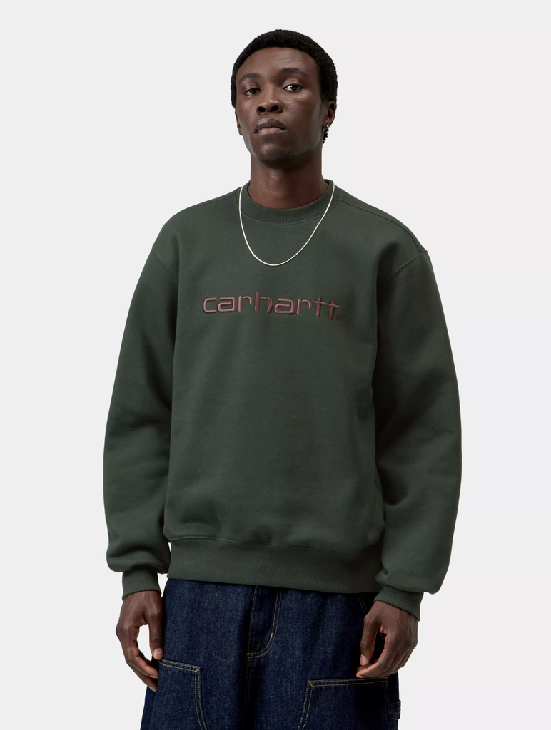 Sudadera Carhartt WIP Sweat - Dark Scarab/Palisander
