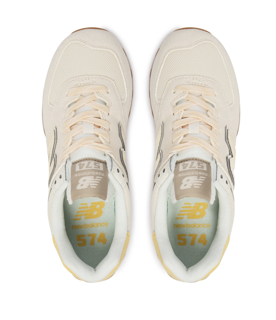 Zapatillas New Balance W574VA - Crema