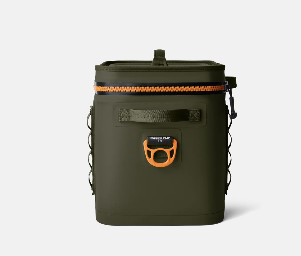 Nevera Portátil Yeti Hopper Flip 18 L - Olive/King Crab Orange