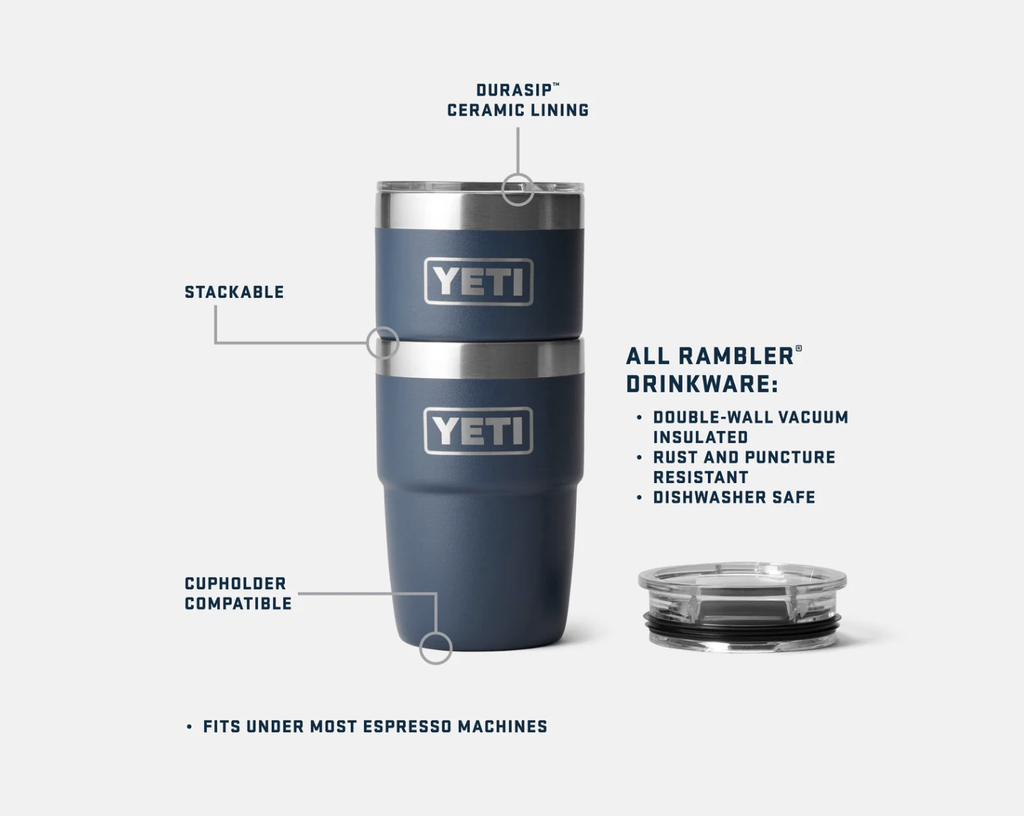 Vaso Apilable Yeti Rambler 8 oz (236 ml) - Riverhead Green