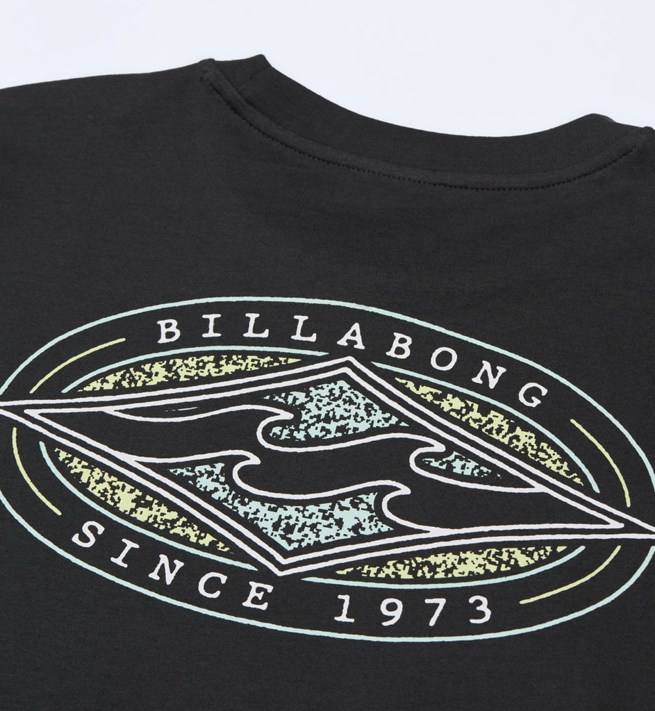 Camiseta de Manga Larga Billabong Diamon Vision - Washed Black