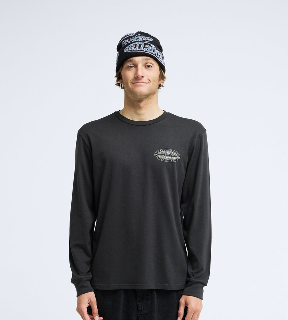 Camiseta de Manga Larga Billabong Diamon Vision - Washed Black