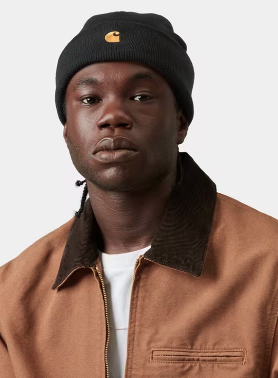 Gorro De Invierno Carhartt WIP Chase - Black/Gold