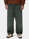 Pantalón Carhartt WIP Double Knee - Raven, Stone Canvas