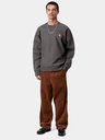 Sudadera Sin Capucha Carhartt WIP American Script - Graphite