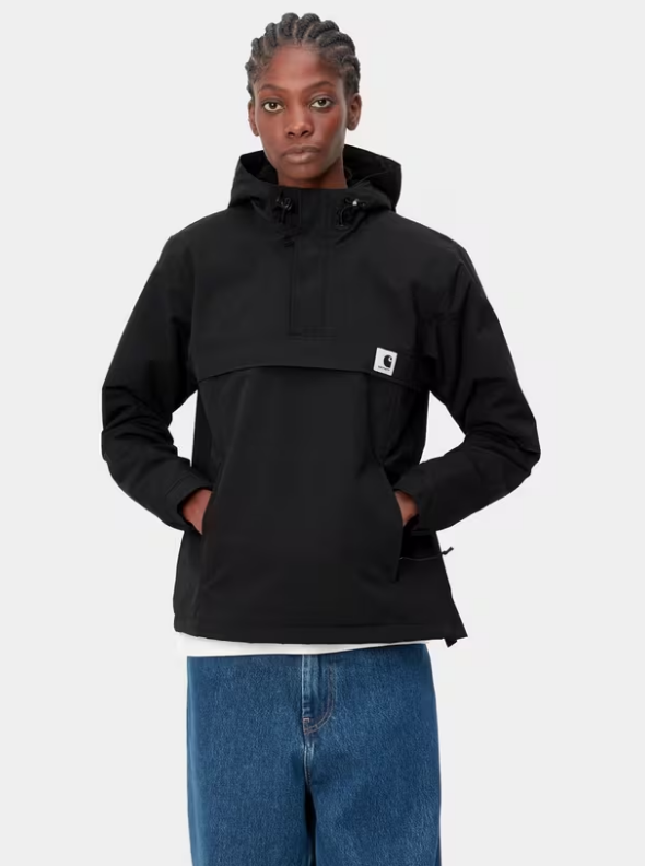 Chaqueta Impermeable Carhartt WIP W’ Nimbus Pullover - Black
