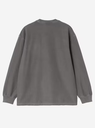 Camiseta De Manga Larga Carhartt WIP L/S Loose Pocket - Black / Garment Dyed