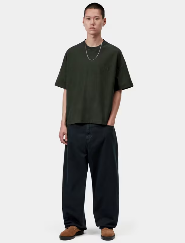 Camiseta Carhartt WIP S/S Lambert - Raven, Moon Wash