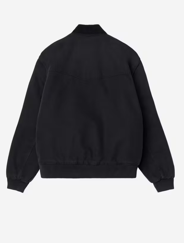 Chaqueta Carhartt WIP OG Santa Fe - Black / Black, Stone Canvas