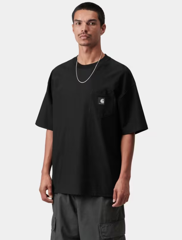 Camiseta Carhartt S/S OG Loose Pocket - Black