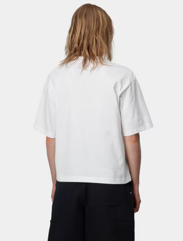Camiseta Carhartt W' S/S Blackletter - White