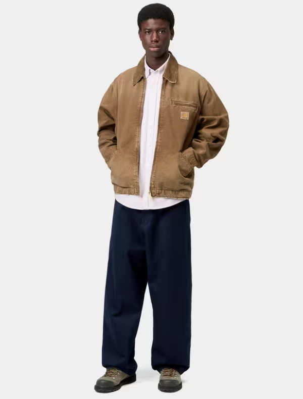 Chaqueta Carhartt WIP OG Detroit - Hamilton Brown / Hamilton Brown, Destroy wash