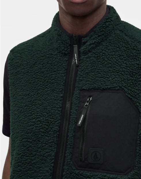 Chaleco Volcom Muzzer Fuzzar - Scarab