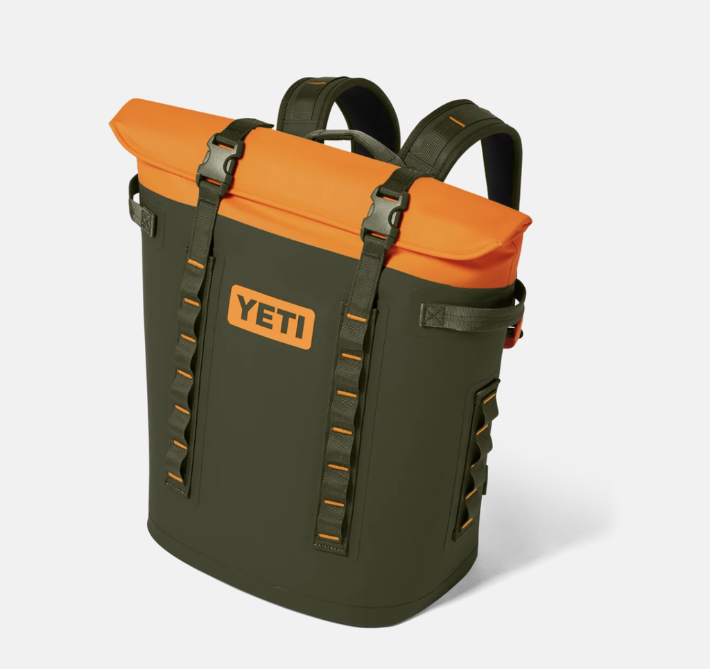 Mochila Térmica Yeti Hopper M20 - Olive/King Crab Orange