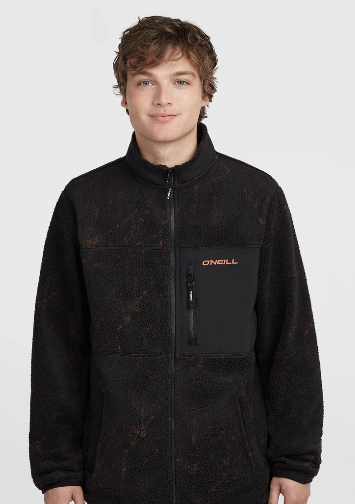 Sudadera Polar O'neill Must Have High Pile FZ Fleece - Black Basalt