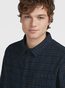 Camisa O'neill Must Have Flannel - Black Mini Check Plaid