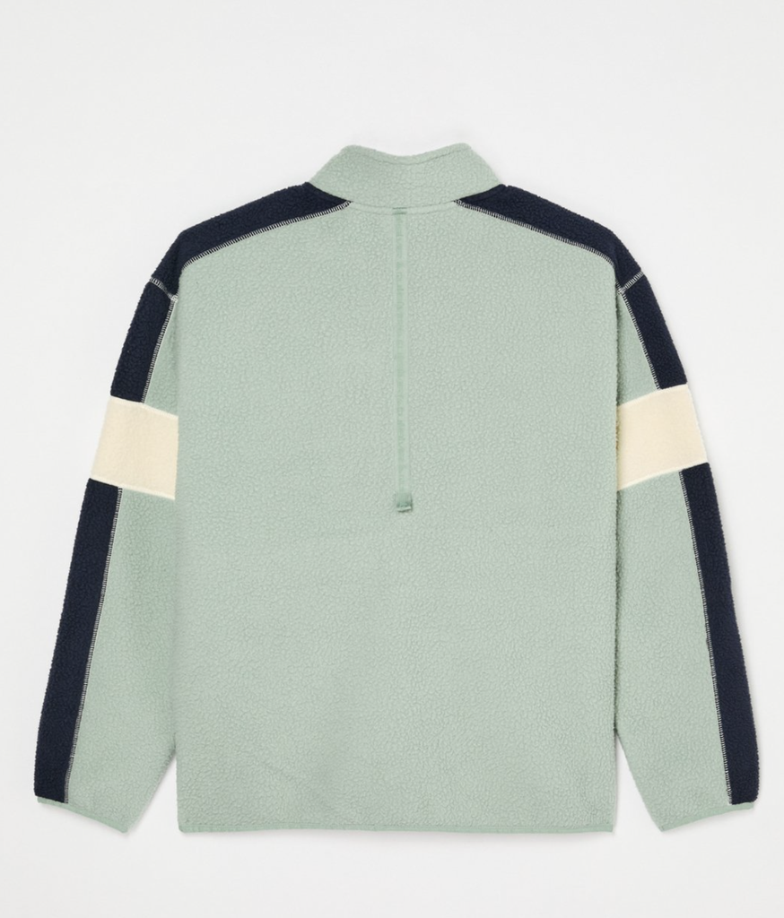 Polar Quiksilver con Cremallera Clean Coast Block - Green Iceberg