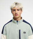 Polar Quiksilver con Cremallera Clean Coast Block - Green Iceberg