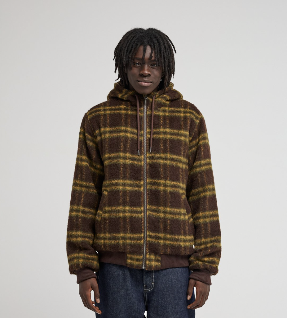 Sudadera con Cremallera Element Fuzz Dulcey - Brushed Plaid Mole