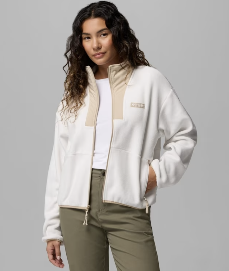 Chaqueta de Forro Polar Columbia Sequoia Grove II - Sea Salt / Ancient Fossil