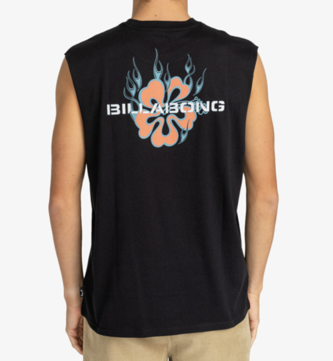 Camiseta Sin Manga Billabong Filthy Habits - Black