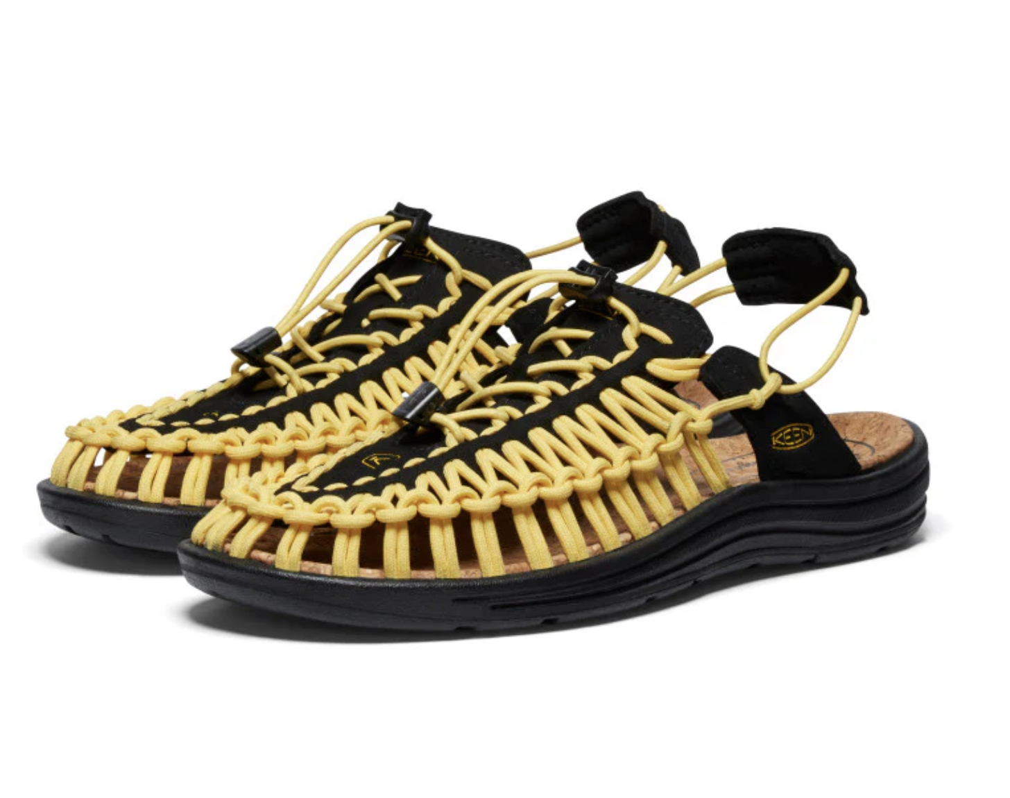 Sandalias Keen Uneek II Convertible - Black/Keen Yellow