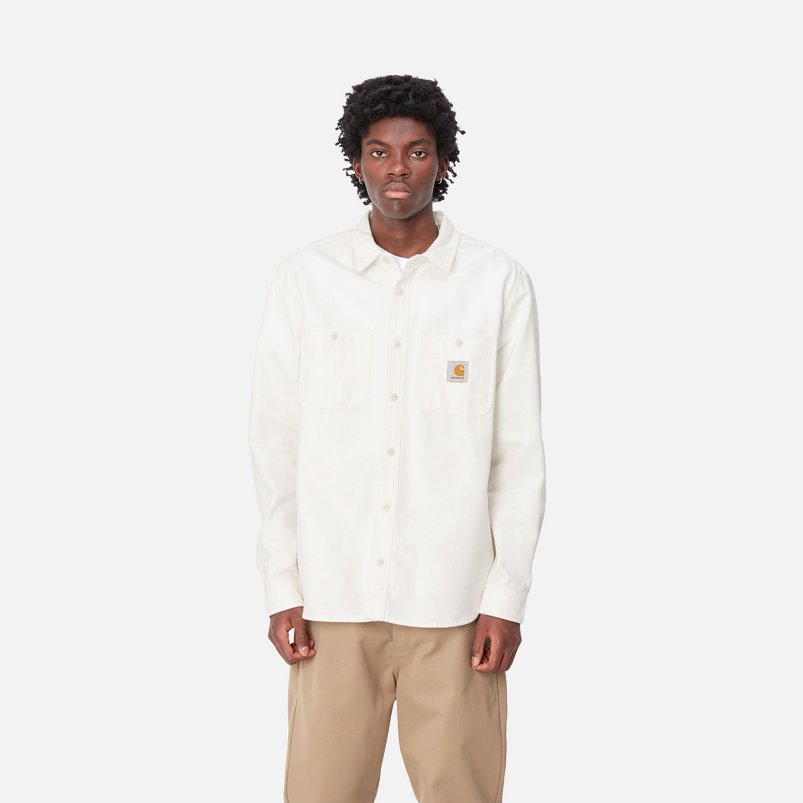 Camisa Carhartt WIP L/S Clink - Wax (Rigid)