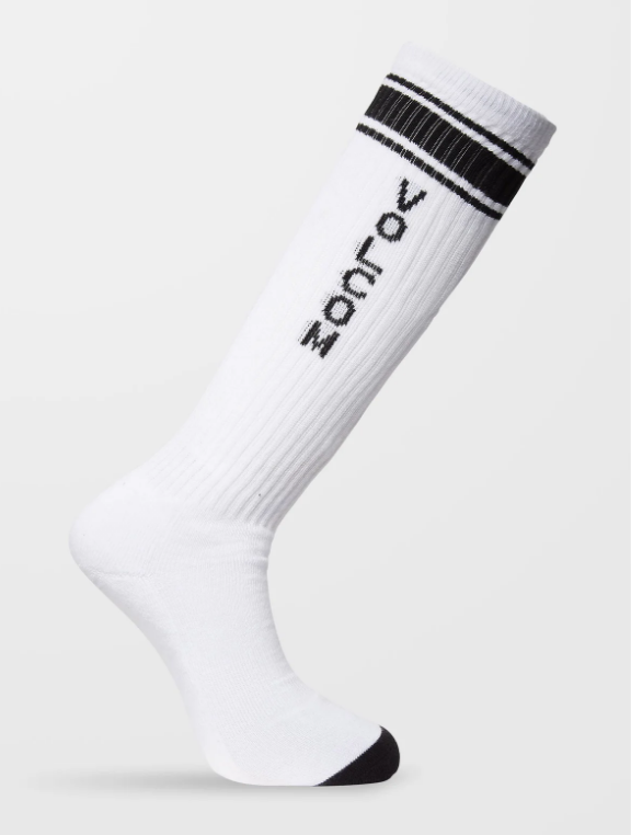 Calcetines Volcom High Stripe - White
