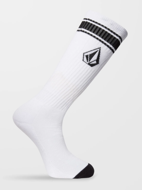 Calcetines Volcom High Stripe - White