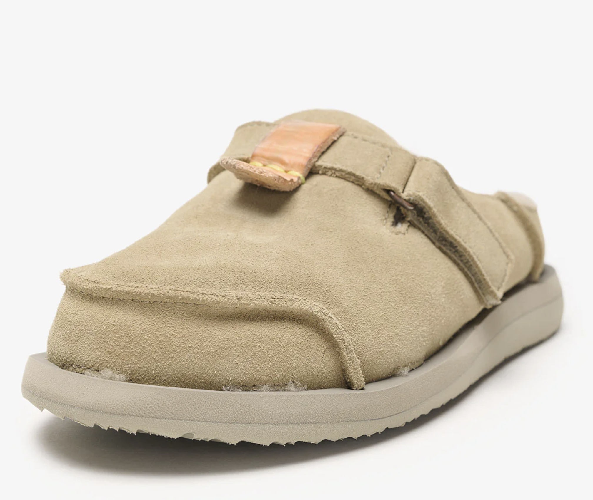 Zapatos Satorisan Uwabaki Clog Strap Suede - Driftwood