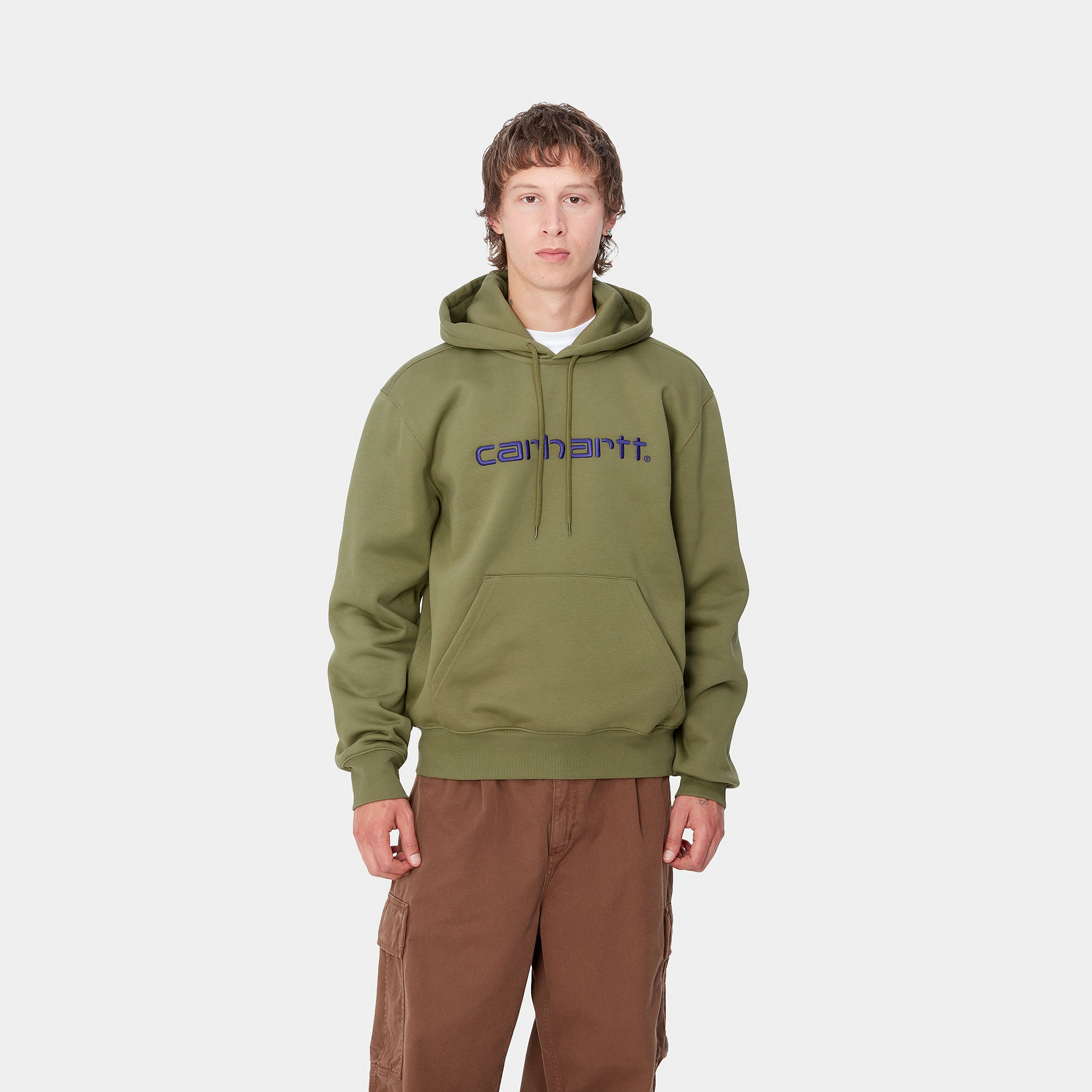 Sudadera con Capucha Carhartt WIP Sweat - Capulet/Aura