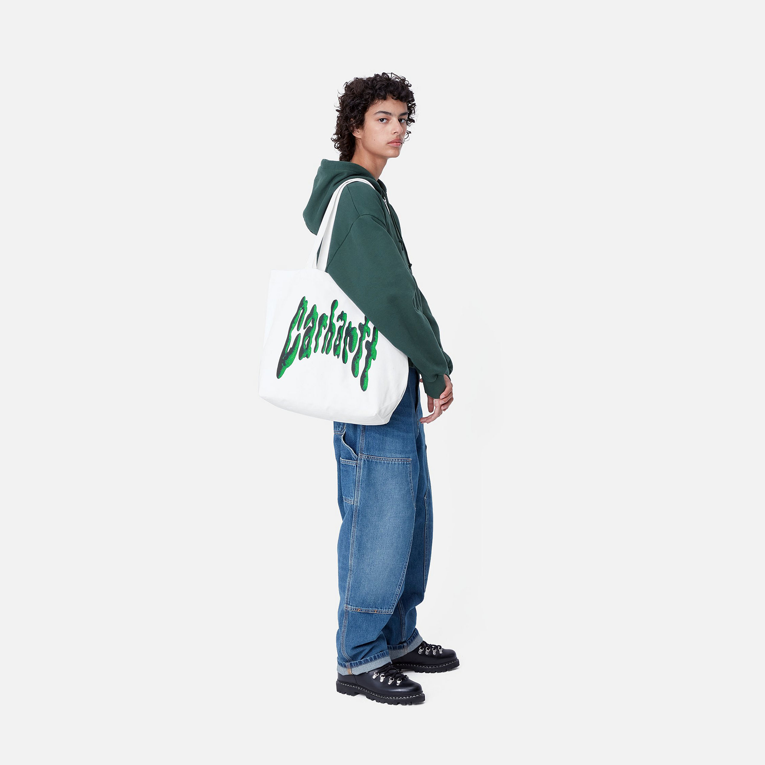 Bolso Tote Carhartt WIP Canvas Graphic - Goo Print/Wax