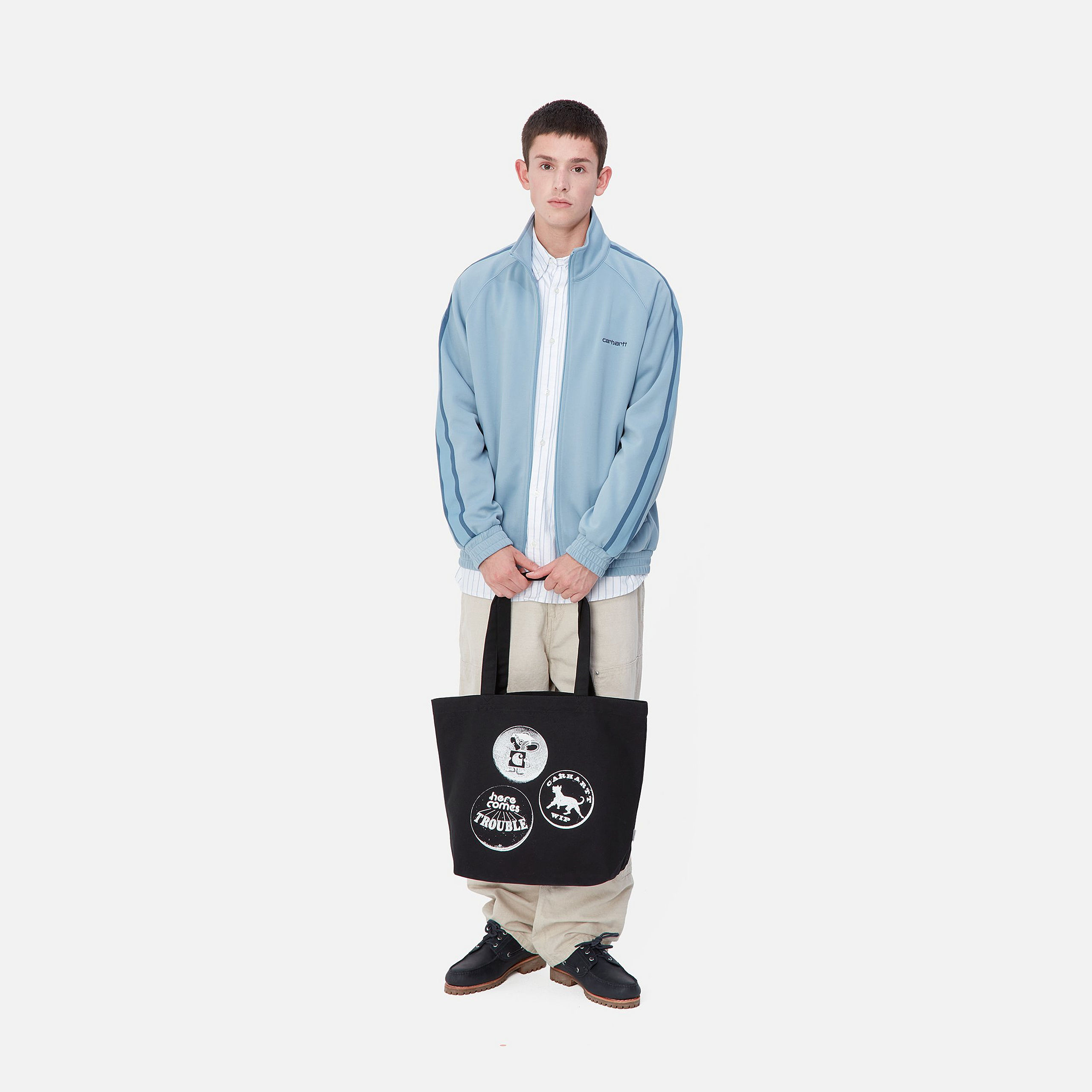 Bolso Tote Carhartt WIP Canvas Graphic - Pins Print/Black