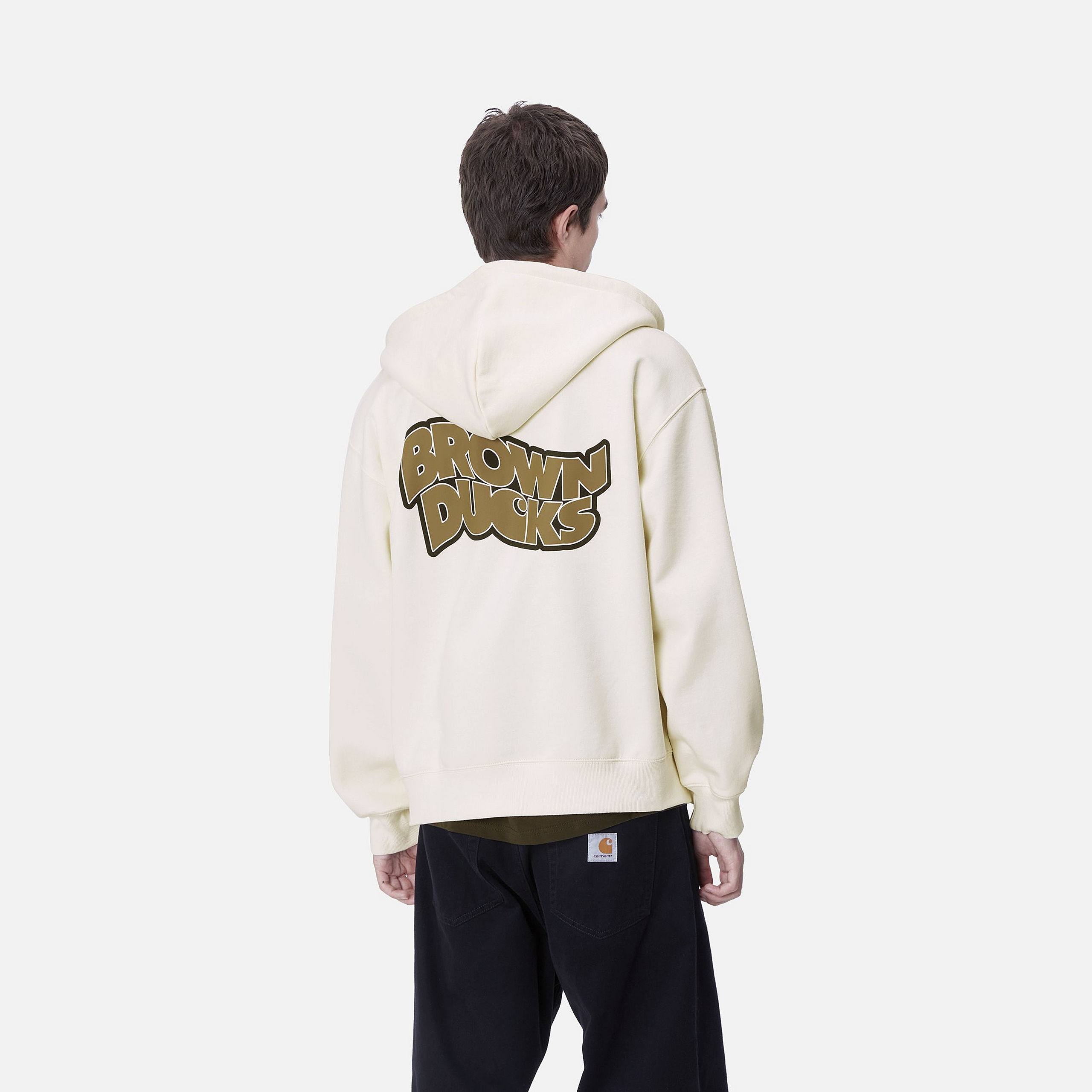 Sudadera Con Cremallera Brown Ducks - Wax