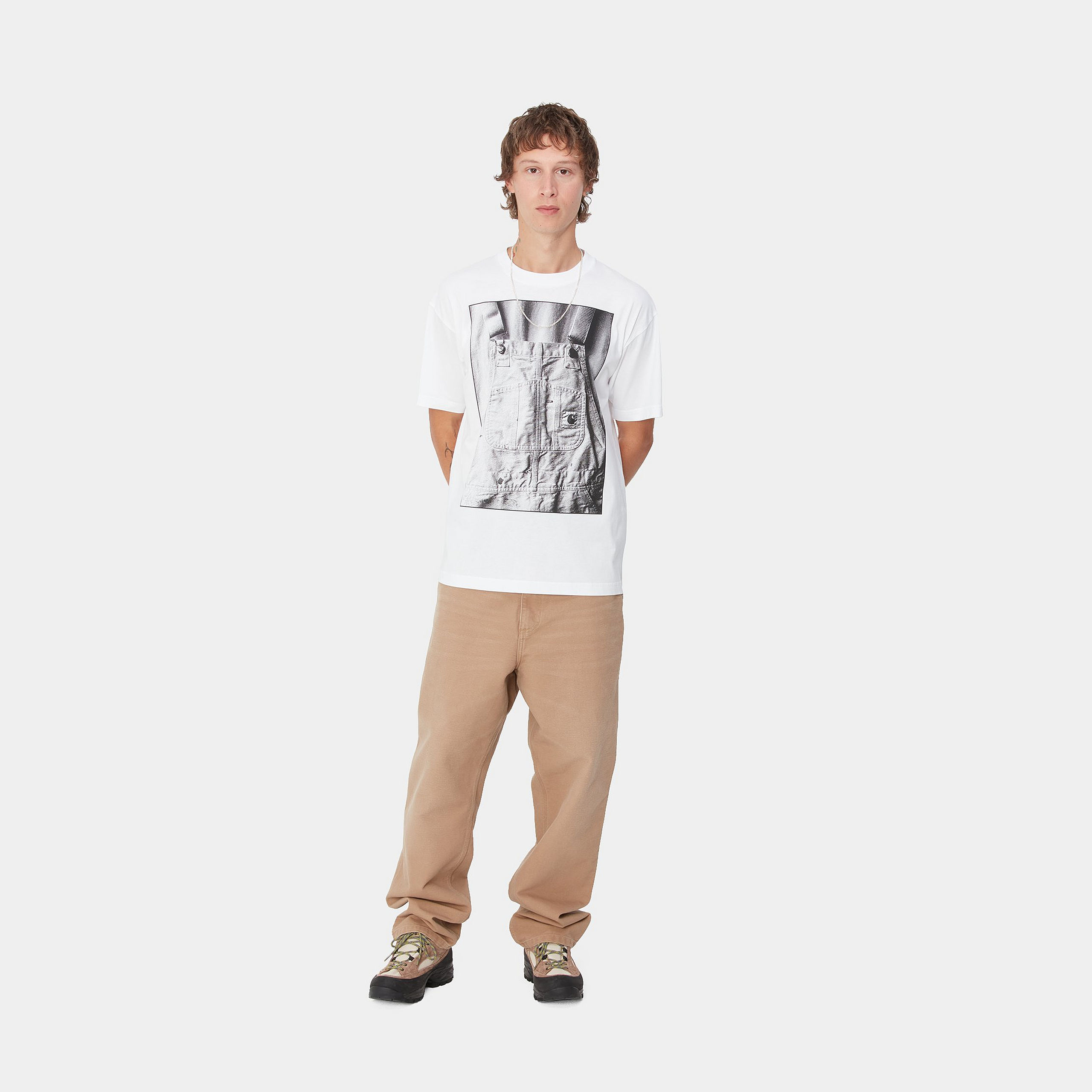 Camiseta Carhartt WIP BIB Overall - White