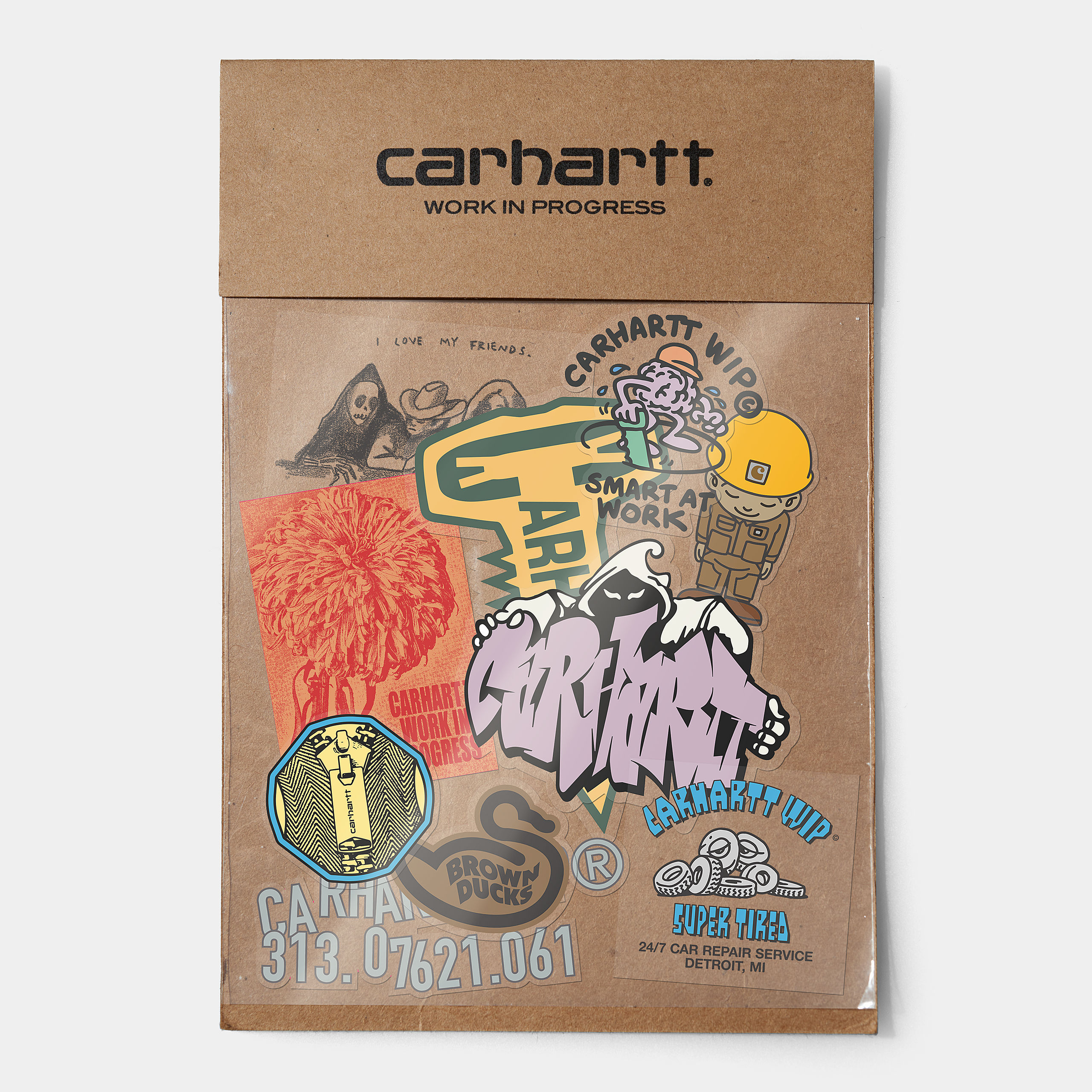 Pegatinas Pack 10 un. Carhartt WIP Sticker Bag - Multicolor
