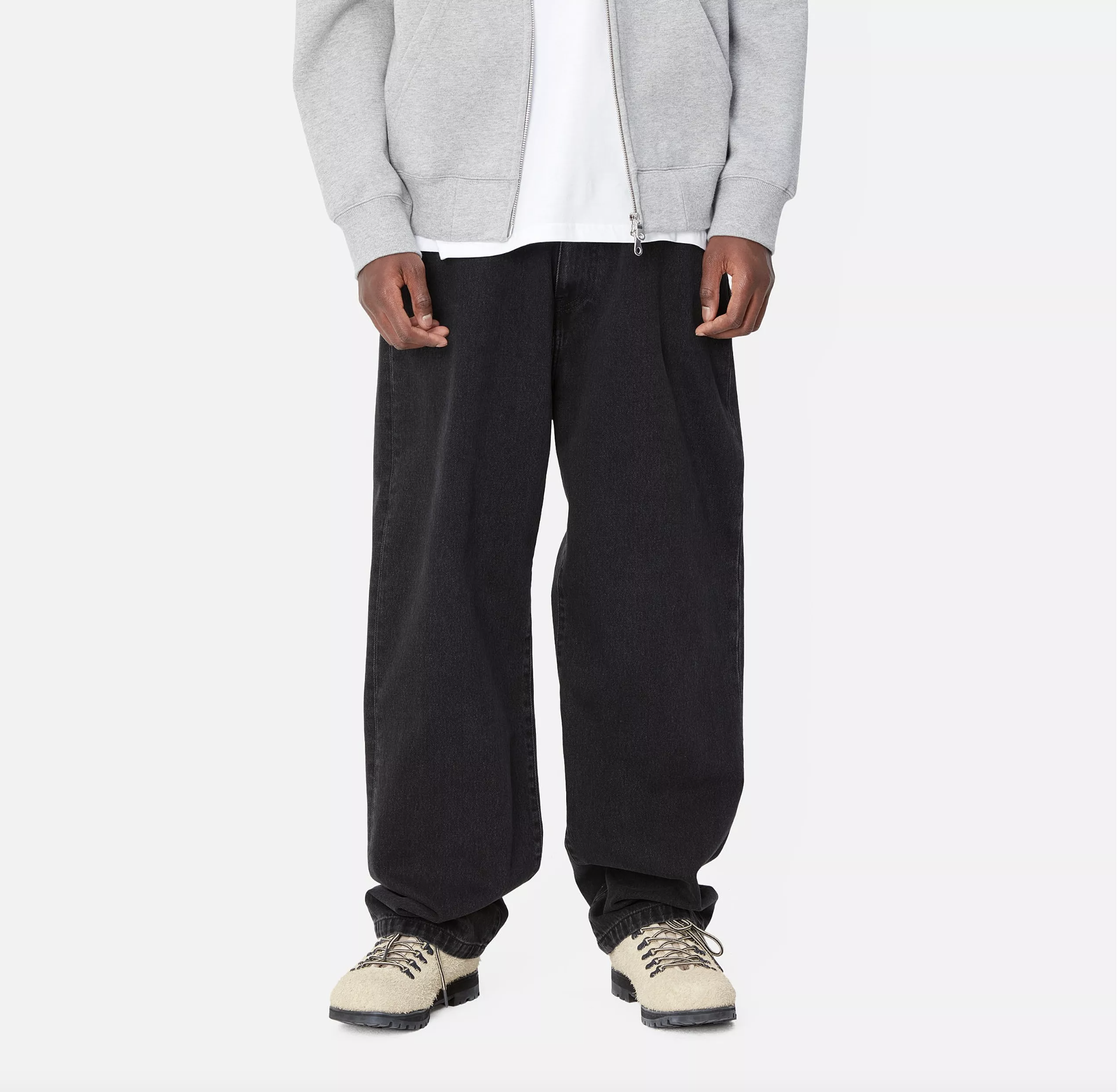 Pantalón Vaquero Carhartt WIP Landon - Black (Stone Washed)