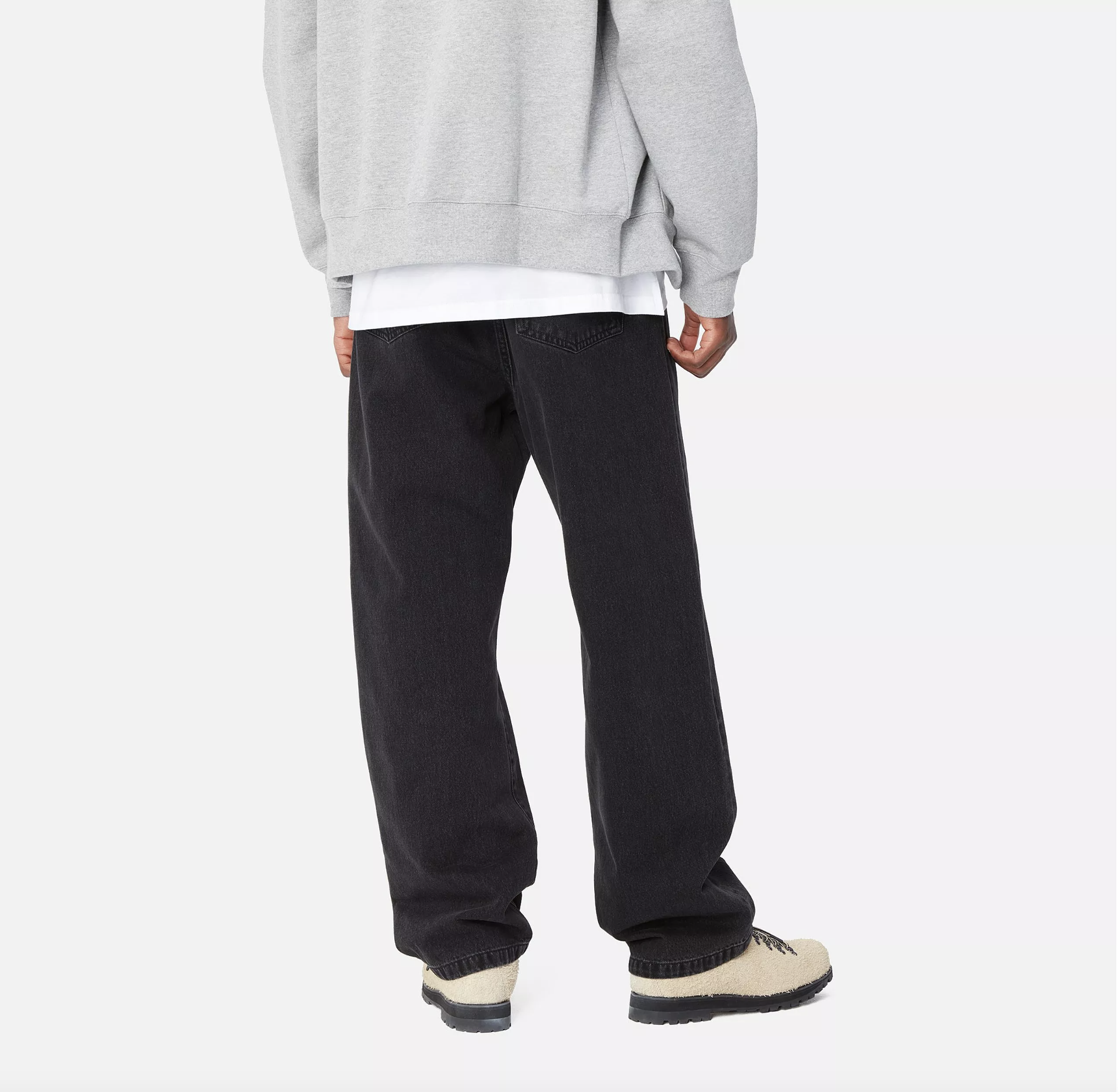 Pantalón Vaquero Carhartt WIP Landon - Black (Stone Washed)