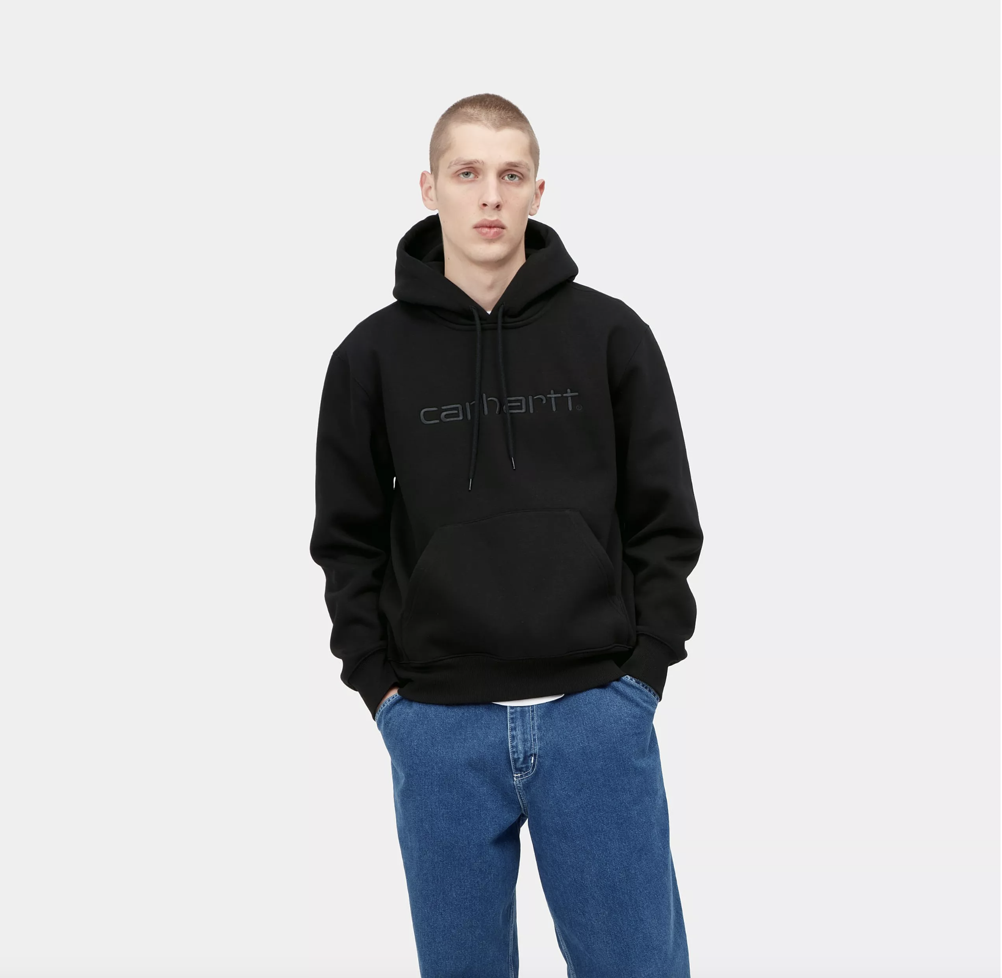 Sudadera Con Capucha Carhartt Wip Sweat - Black/Black
