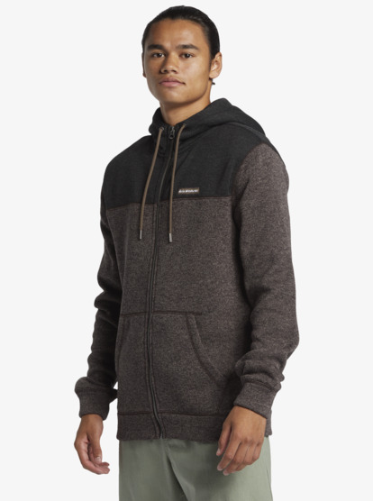 Sudadera Quiksilver Con Cremallera Keller Block - Canteen Heather (CQPH)