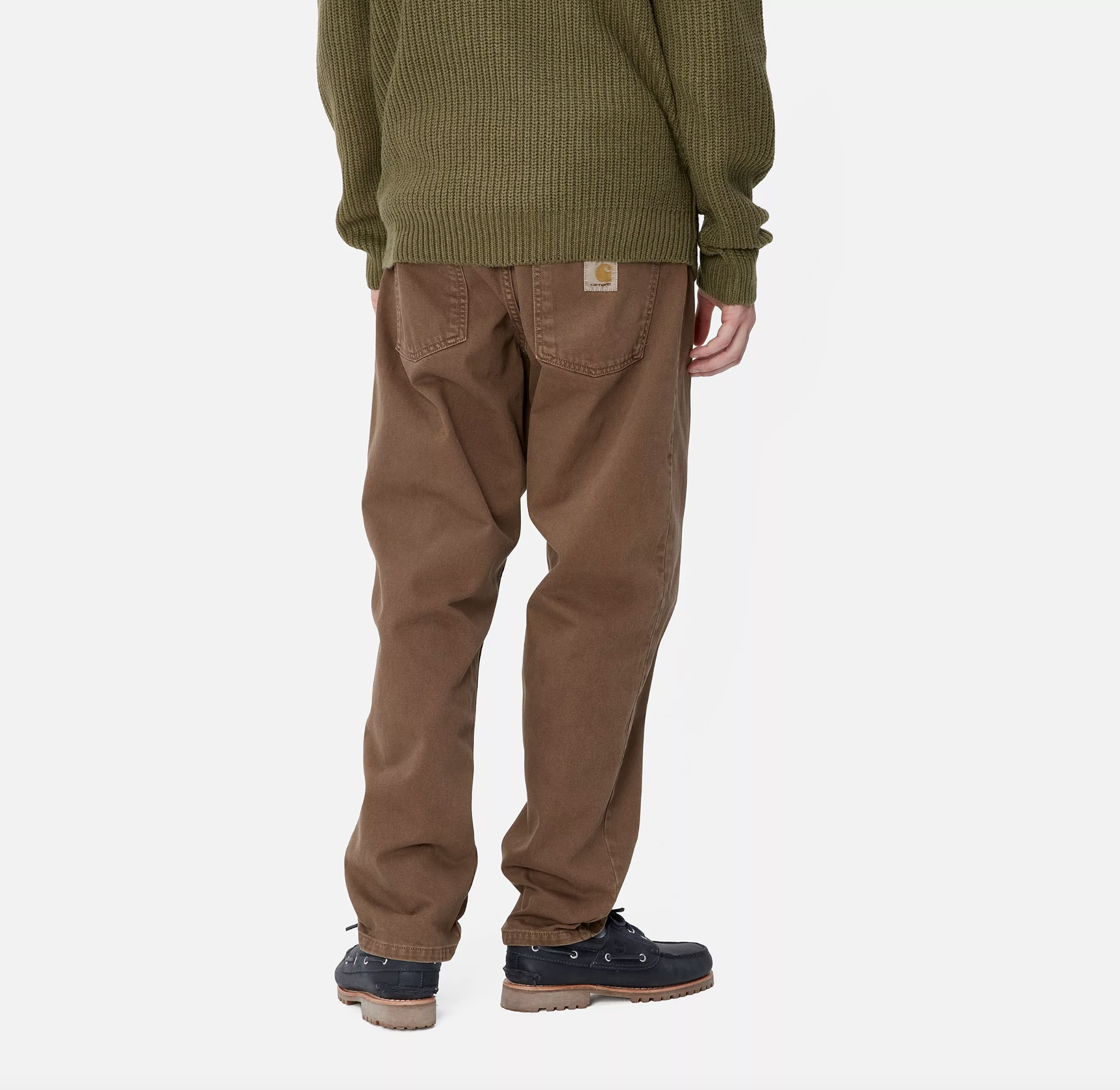 Pantalón Vaquero Carhartt WIP Newel - Chocolate (Stone Dyed)
