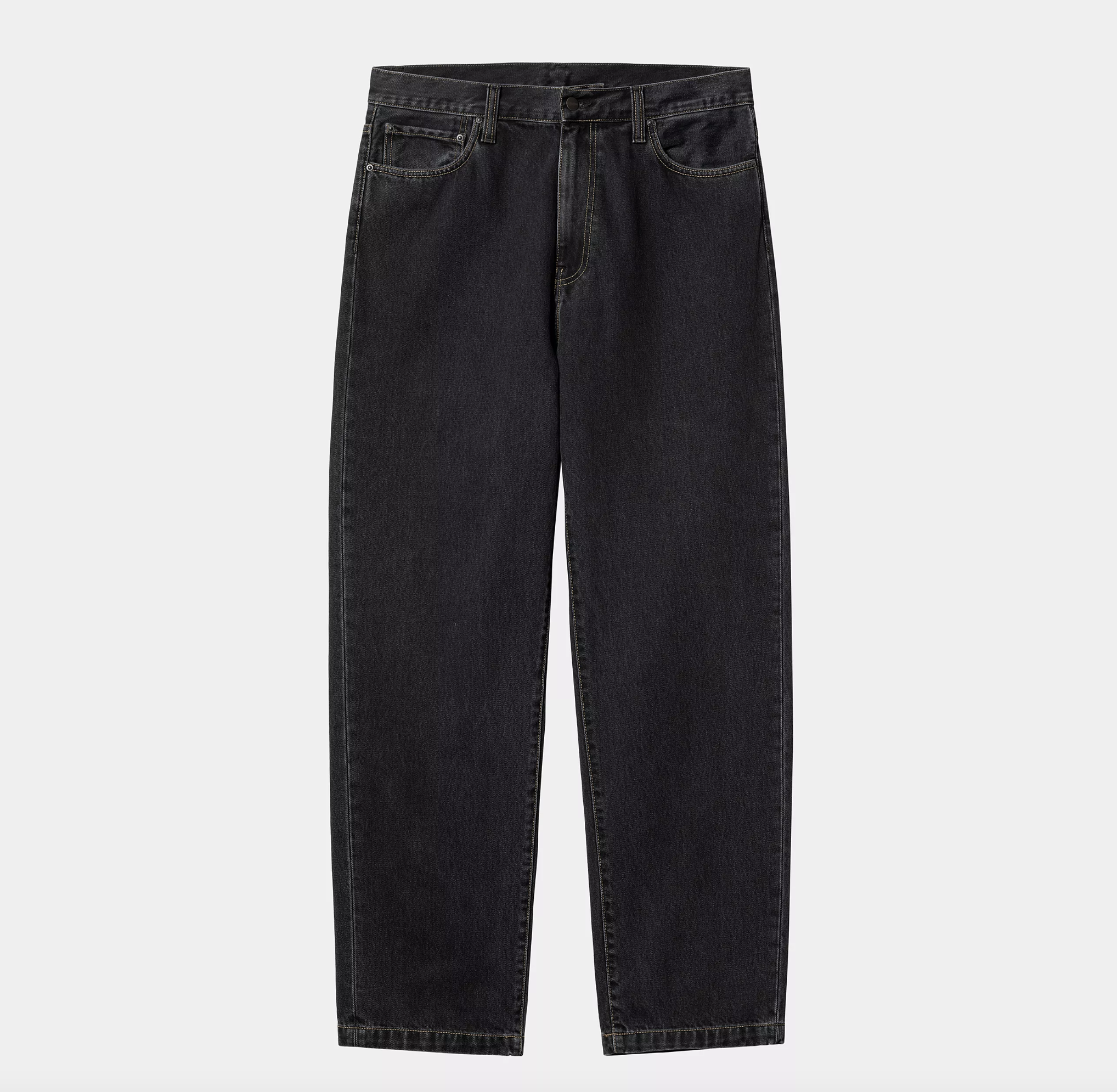 Pantalón Vaquero Carhartt WIP Aaron - Black (Stone Washed)
