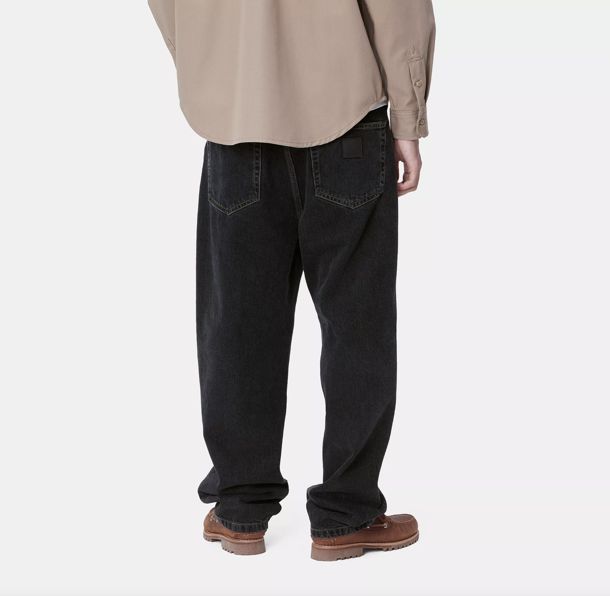 Pantalón Vaquero Carhartt WIP Aaron - Black (Stone Washed)