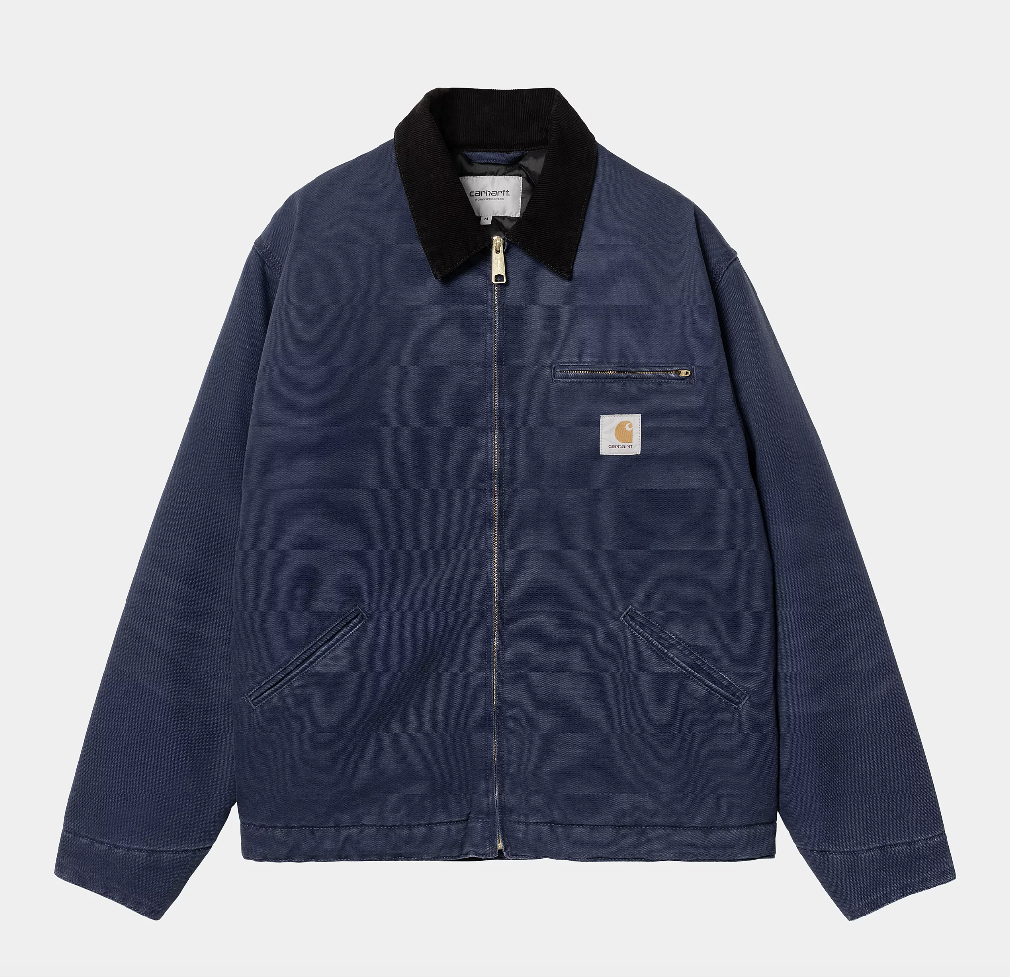 Chaqueta Carhartt WIP OG Detroit - Air Force Blue/Black (Aged Canvas)