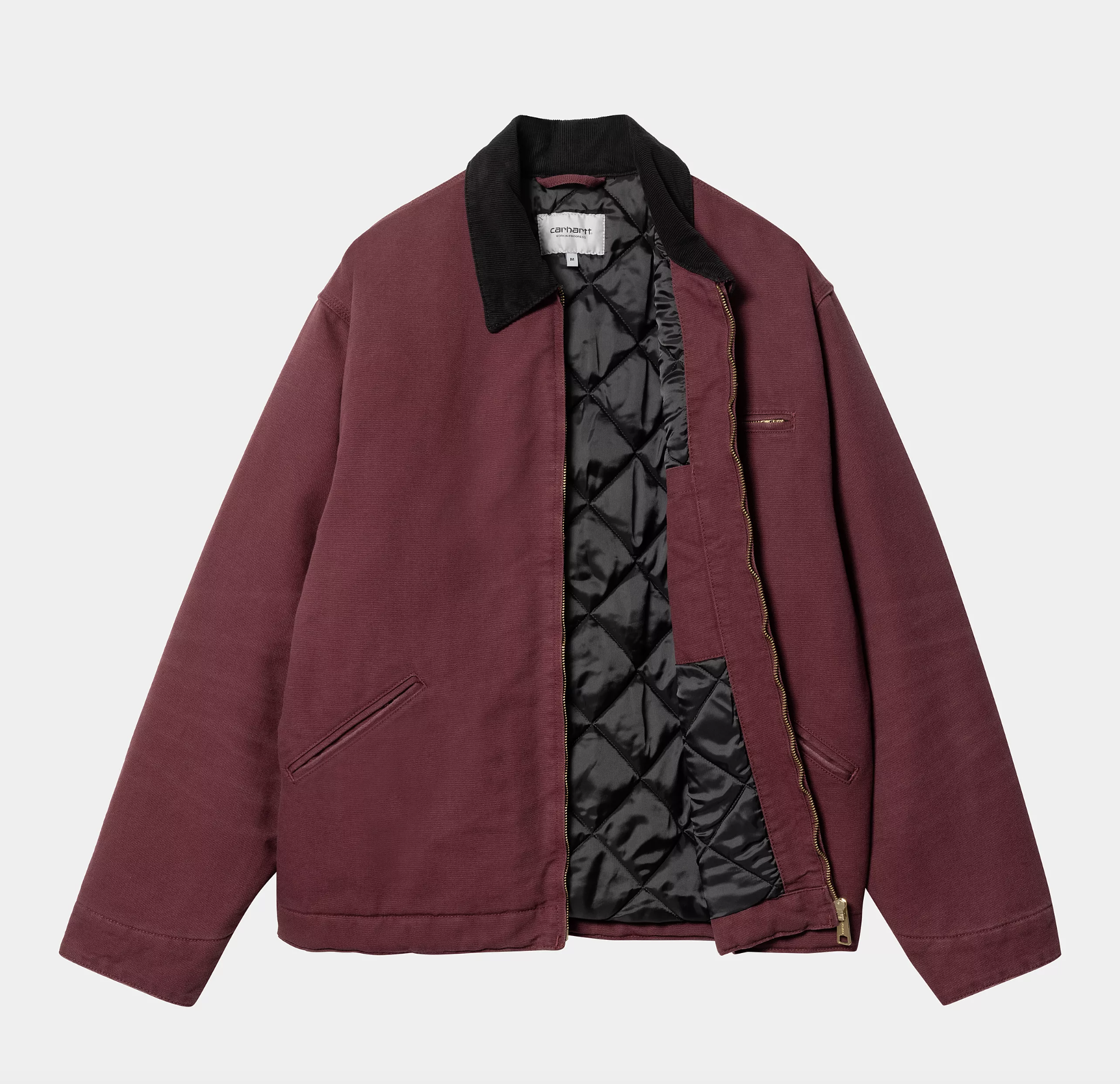 Chaqueta Carhartt WIP OG Detroit - Malbec/Black (Aged Canvas)